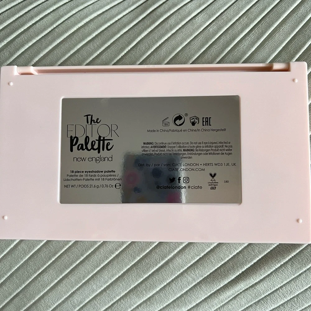 NIB Ciate London The Editor Palette New England